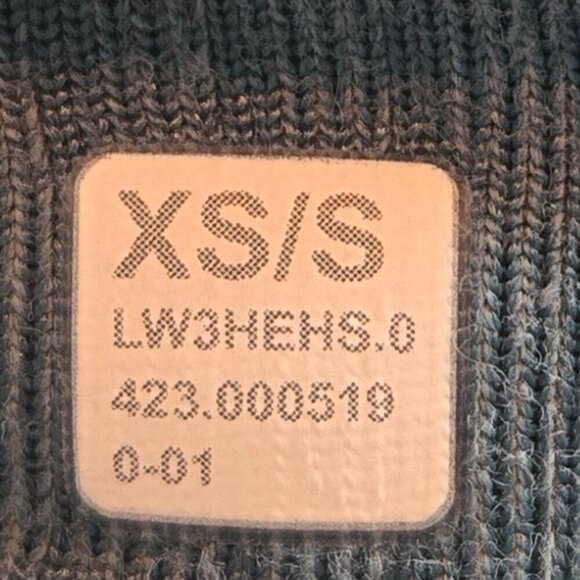 NWT Scuba Oersized Hoodie *Velvet Cord - XS/S Storm Teal - Picture 7 of 8